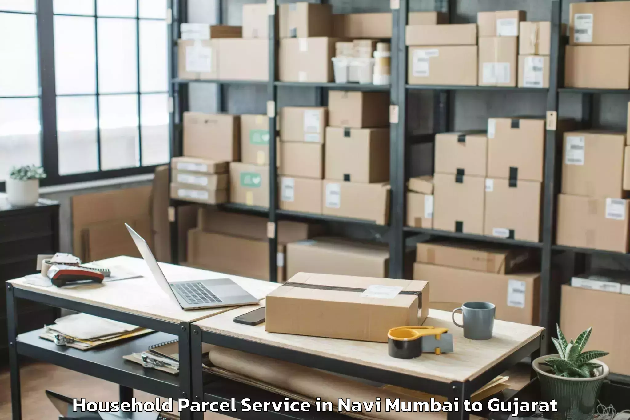 Easy Navi Mumbai to Katodara Household Parcel Booking